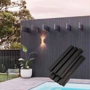 Wood Tech Siding Exterior Wall Panel - Black