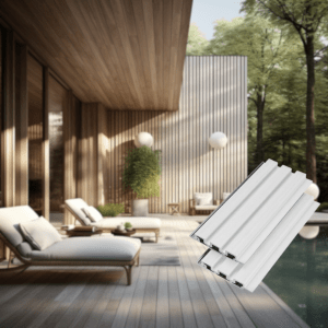 Wood Tech Siding Exterior Wall Panel - White