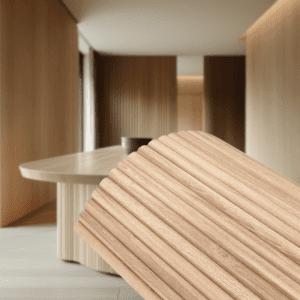 Oak Ridge Flexible Wood Panel Wall - Real Oak Finish