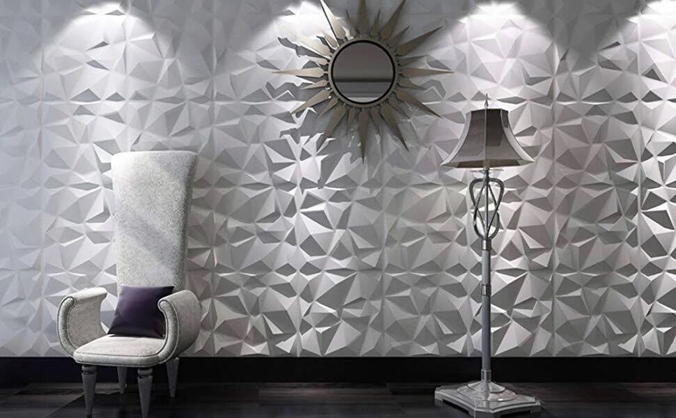 3D Wall Panels Easy to Remove and Reuse